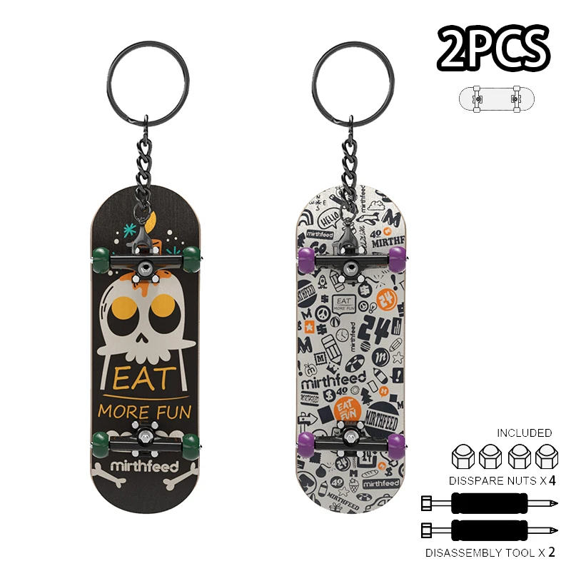 Kids Finger Skateboard Park Ramp Set with Professional Bearings