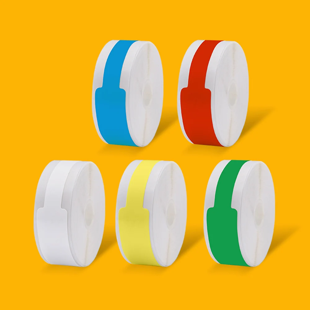 Niimbot D101 D11 D110 Máquina de Impressora de Etiquetas Etiqueta Cabo Bandeira Trança Cabo Rede Papel Etiqueta Térmica à Prova Impermeável Água 5rolls - Imagem 6