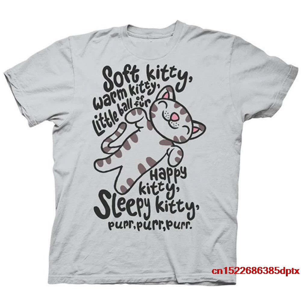 

Oversized t-shirt The Big Bang Theory - Soft Kitty - Mens T Shirt man's t-shirt tee