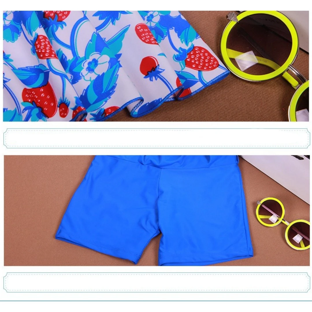 Women's Bikini Two Piece Swimsuit Sexy Open Back Printed Bathing Suit Shorts Tops Adjustable Straps Halter Monokini Bikini Sets