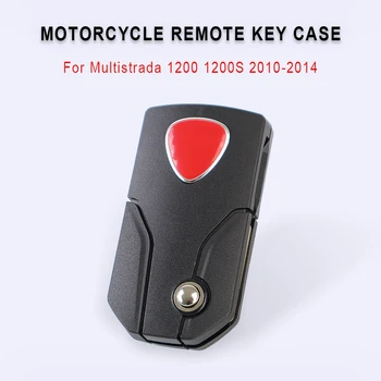 Accessori per guscio chiave remota moto per Ducati Multistrada 1200 S 1200S 2010 2011 2012 2013 2014 Custodia per chiave pieghevole con lama
