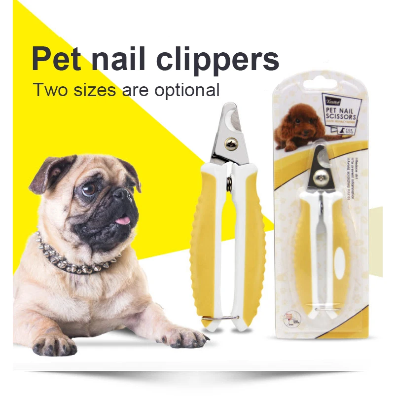 

Pet Stainless Steel Nail Clippers Cat Safety Nail Clippers Pet Dog Cleaning and Nail Enhancement Tools S/L