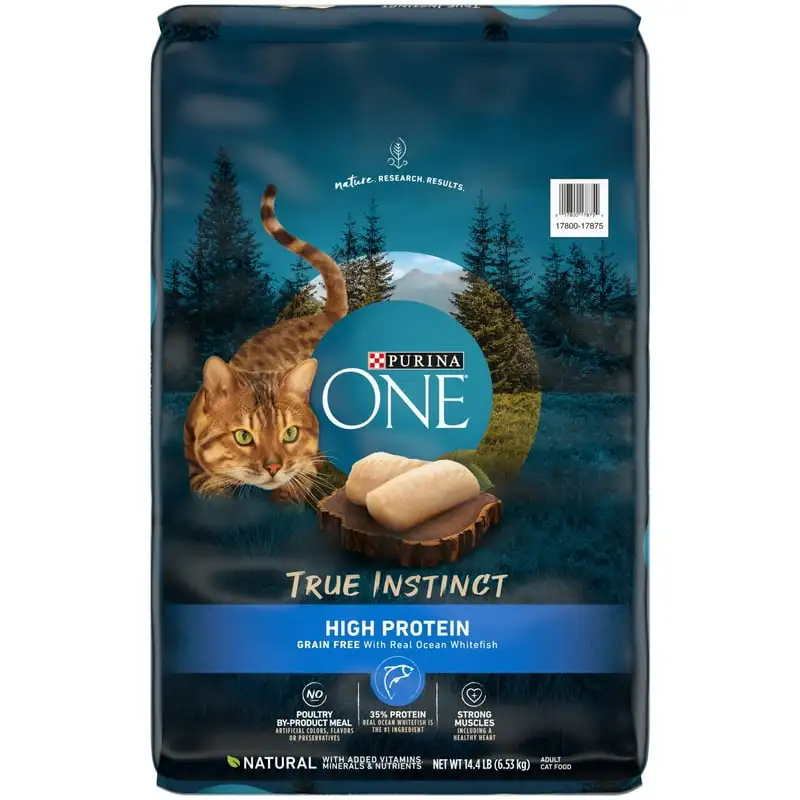 

Instinct Dry Cat Food Ocean Whitefish, Grain-Free, 14.4 lb Bag