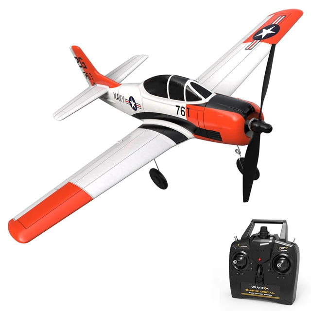 T28 Trojan EPP Foam 400mm 4 Channel 2.4G 6-Axis Gyro With Xpilot Stabilizer Beginner Airplane RTF P51D F4U RC Plane 1