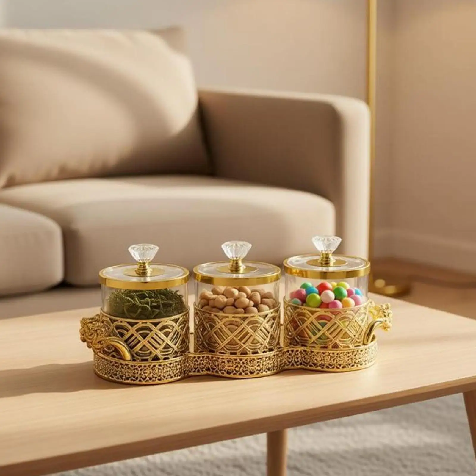 Airtight Storage Jar with Lid Reusable PET Food Container Decorative Canister for Kitchen Counter Cereal Airtight Storage Jar with Lid Reusable PET Food Container Decorative Canister for Kitchen Counter Cereal