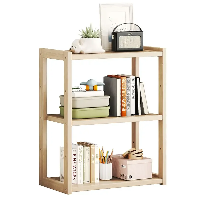 2/3 Layer Desktop Magazines Books Storage Storage Shelves Book Display Shelf StandHolder Desk Organizer Bookshelf Bookend