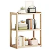 2/3 Layer Desktop Magazines Books Storage Storage Shelves Book Display Shelf StandHolder Desk Organizer Bookshelf Bookend 1