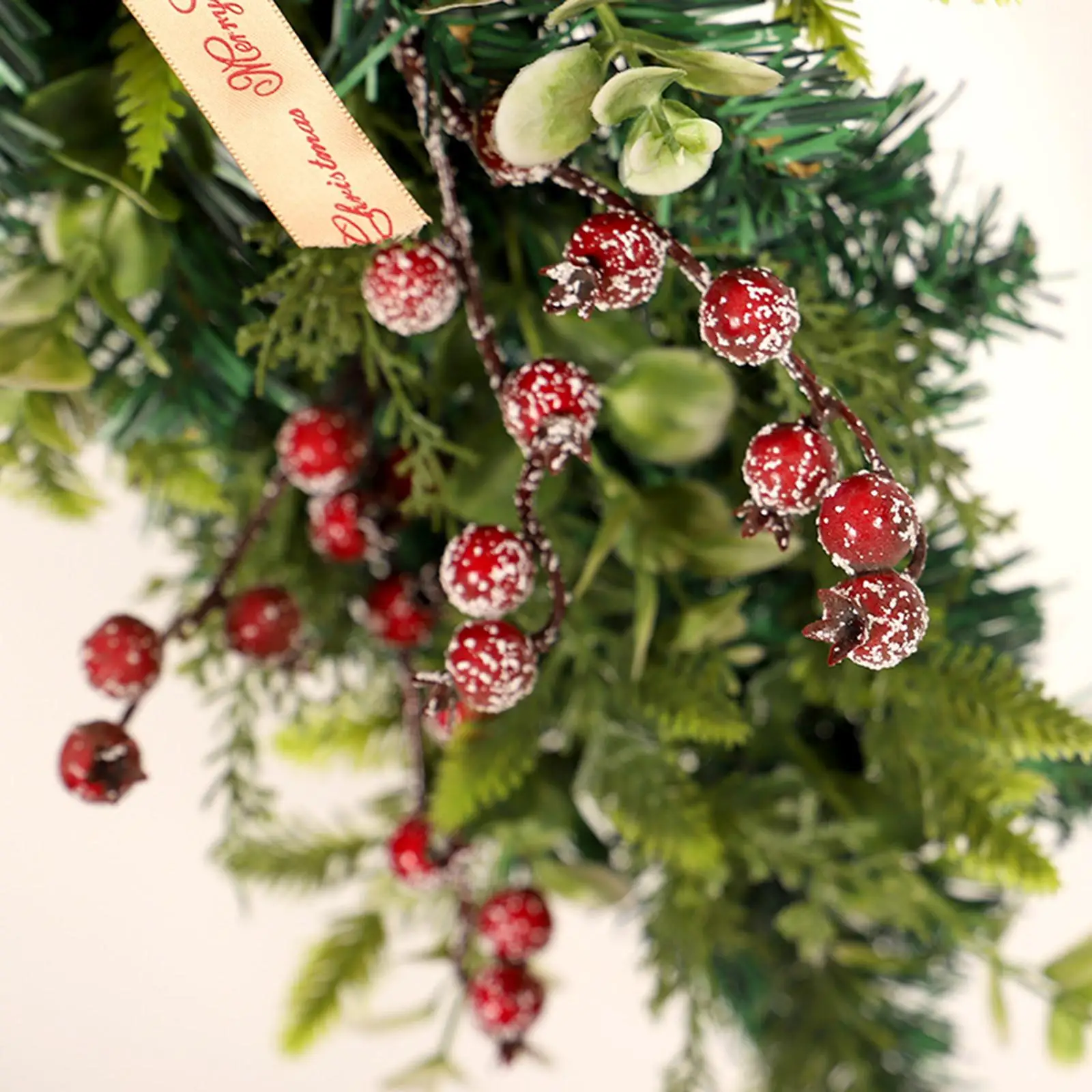 Christmas Teardrop Swag String Lamps Decorative Door Hanging Garland