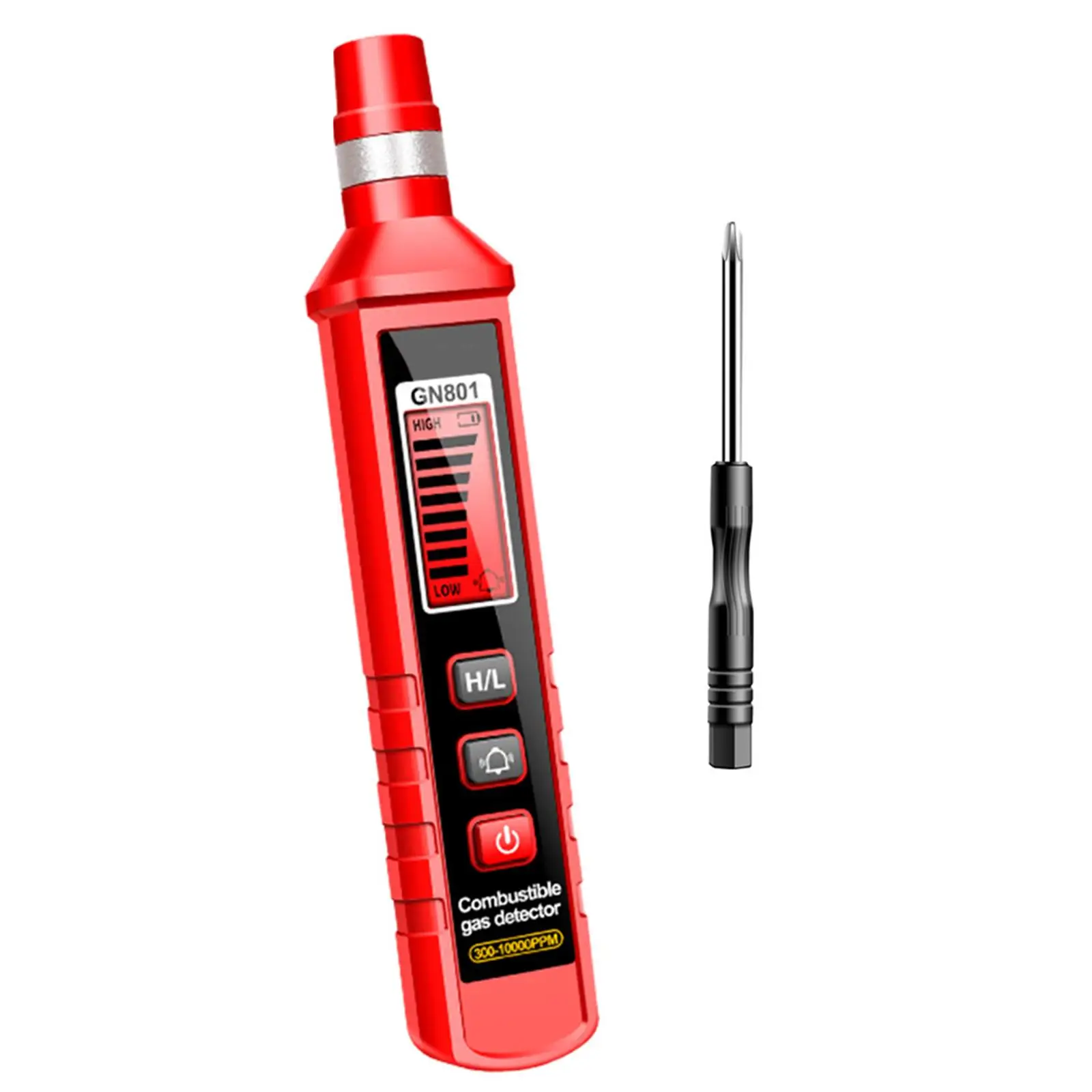 Portable Gas Sniffer Compact with Audible and Visual Alarm Gas Leak Tester
