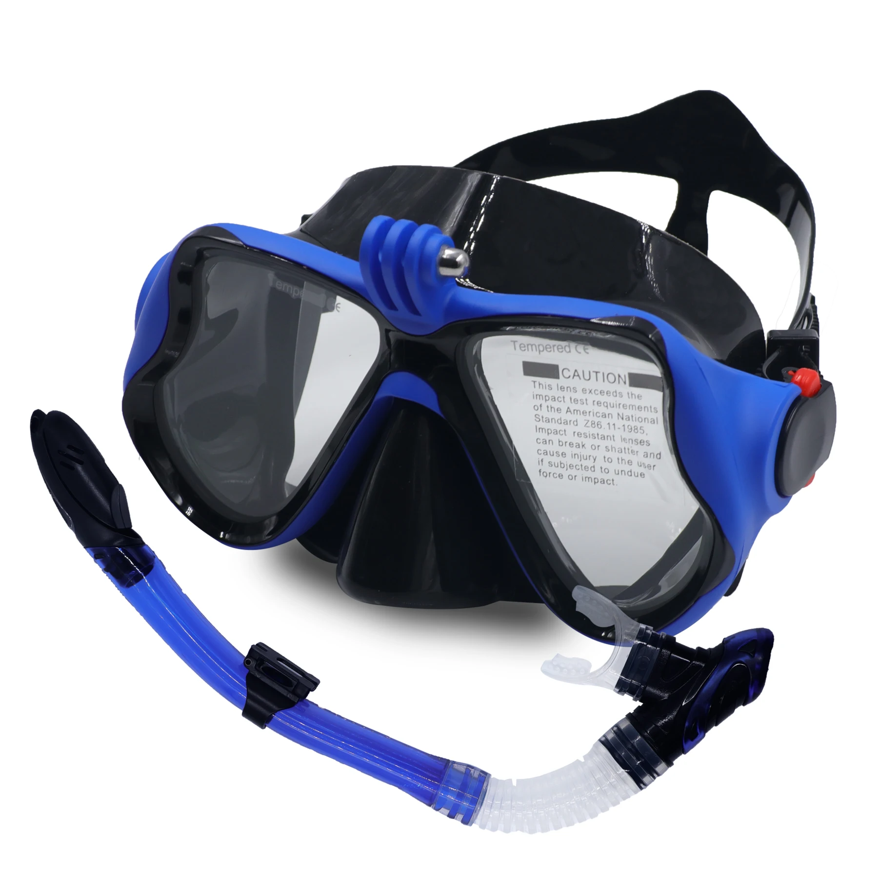 

Snorkeling Diving Mask Anti-Fog Scuba Diving Mask Set Underwater Sports Camera Holder for Gopro Swimming Goggles Dry Tube