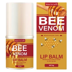 Revitalizing Bee Venom Lip Balm: Translucent Shine & Deep Hydration for Softer, Smoother Lips (Box)