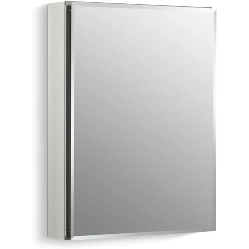 

CB-CLC2026FS 20" W X 26" H Single-Door Bathroom Medicine Cabinet With Mirror Beveled Edges Silver Freight Free Miroir