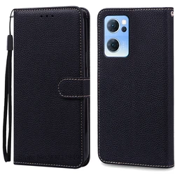 Deluxe Soft TPU Silicone Wallet Flip Leather Phone Case - Premium Protection & Stylish Design for OPPO Find X5 Lite (Black)