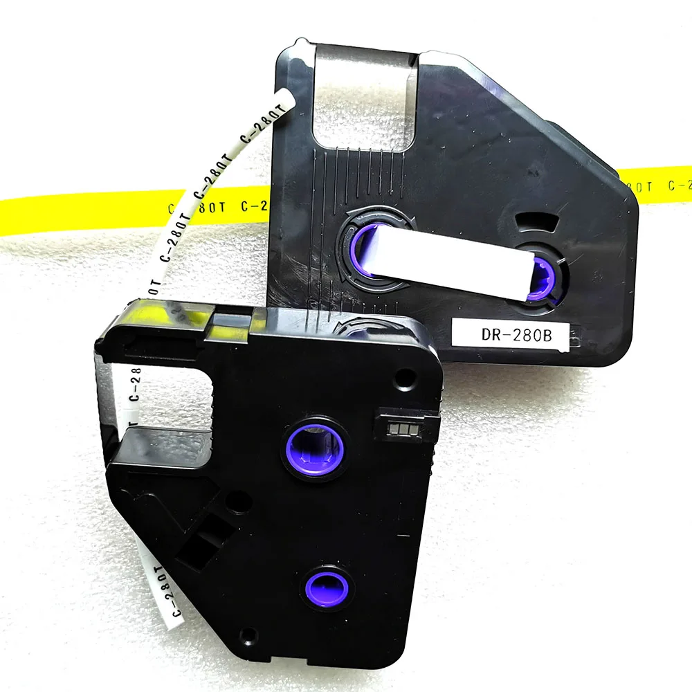 Ink Ribbon Cassette Dr280b Black Tipowriter Cartrid para C-280t Tube Tubo Cabo id Impressora Electronic Lettering Machine Pcs - Imagem 6