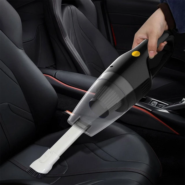 Aspirador de mano inalámbrico para coche, potente aspirador de succión  fuerte con batería integrada, limpieza de coche - AliExpress