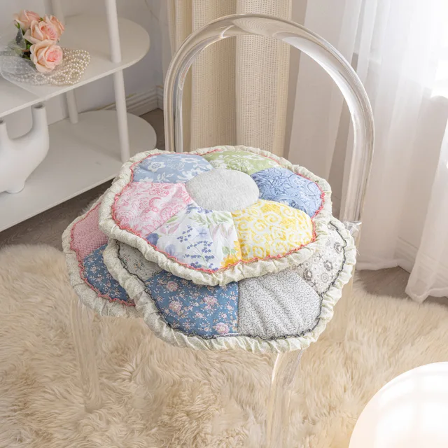 Koreai Stílusú Ülés Szőnyeg Virágszék Párna Megvastagodott Pamut Klip Iroda Nem Csúszós Háztartási Nappali - Image 6