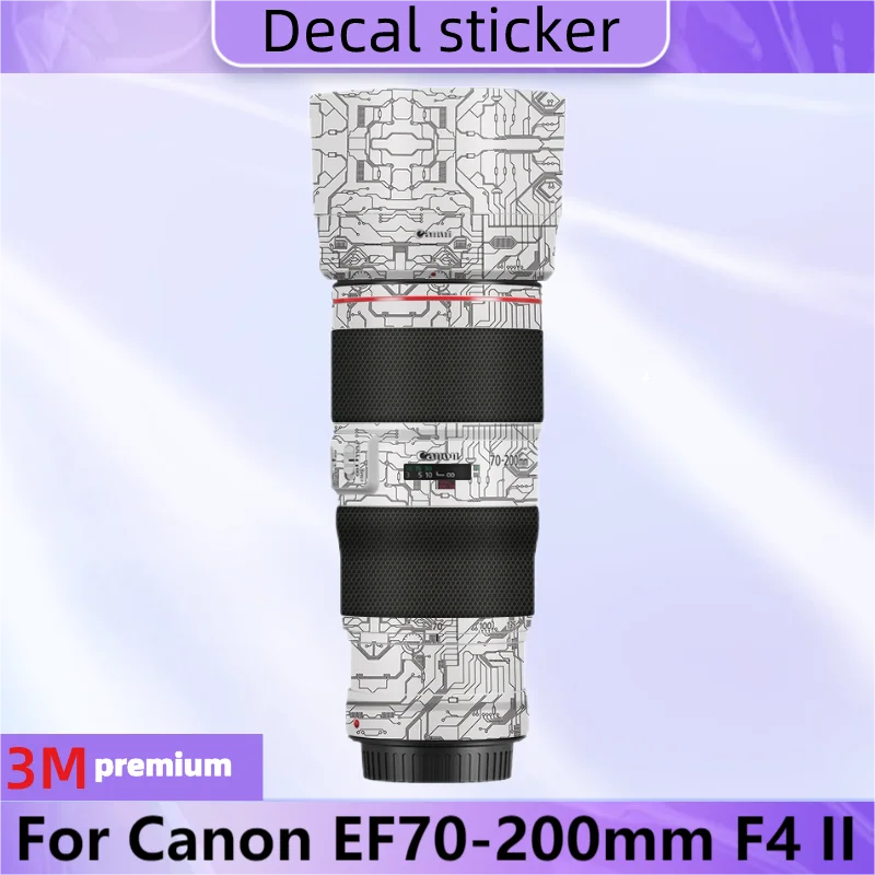 

Для Canon EF70-200mm F4 II наклейка на корпус объектива Защитная Наклейка на кожу виниловая пленка защита от царапин