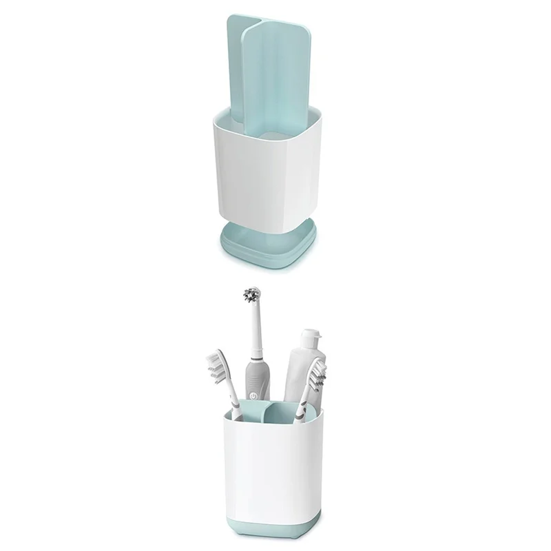 1Pcs Toothbrush Toothpaste Holder Case Shaving Makeup Brush Electric Toothbrush Holder Organizer Stand Bathroom Accessories Box storage rack toothbrush holder bathroom shelf bathroom shelf rack bathroom storage rack wall shelf organizer