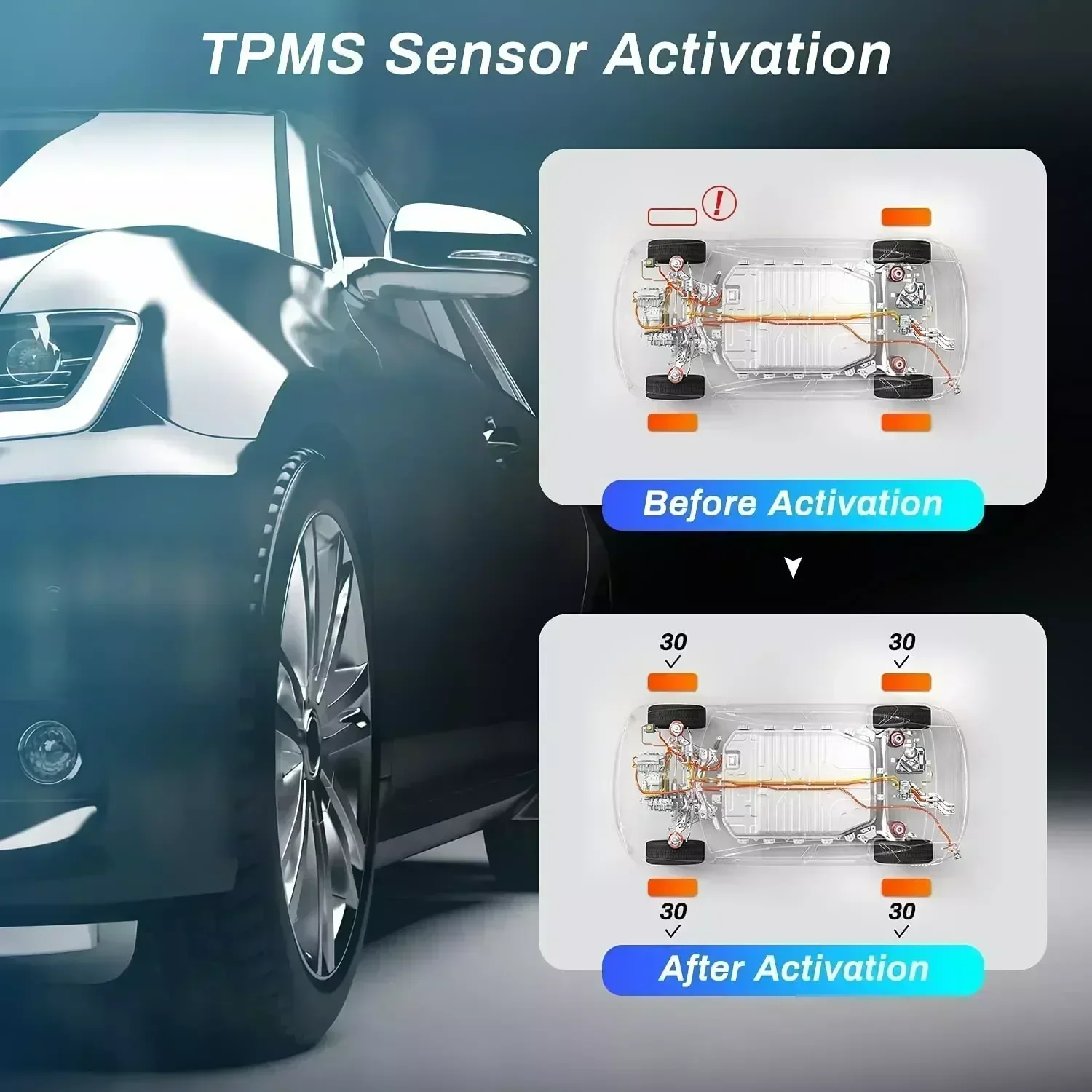 Foxwell T1000 TPMS Trigger Tool sensore TPM aggiornamenti gratuiti a vita Online sostituisci Foxwell NT1001