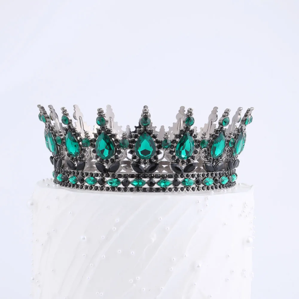 Geburtstag Krone Für Damen Mit Cake Topper Set - Kristall Tiara Für Prinzessin & Queen