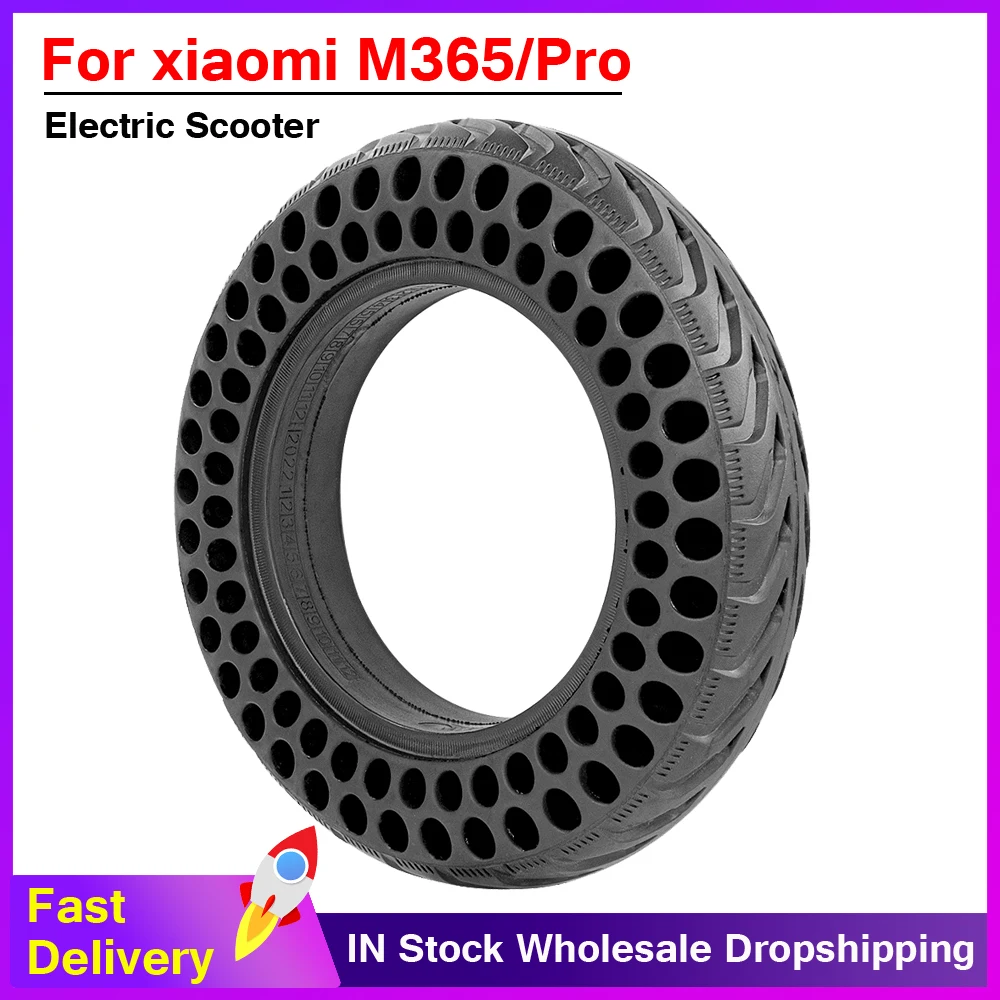 

10x2.0 Honeycomb Puncture Proof Solid Tire Electric Scooter for Xiaomi Mi3 M365 Pro Pro2 1S Universal Non-Pneumatic Tires10inch