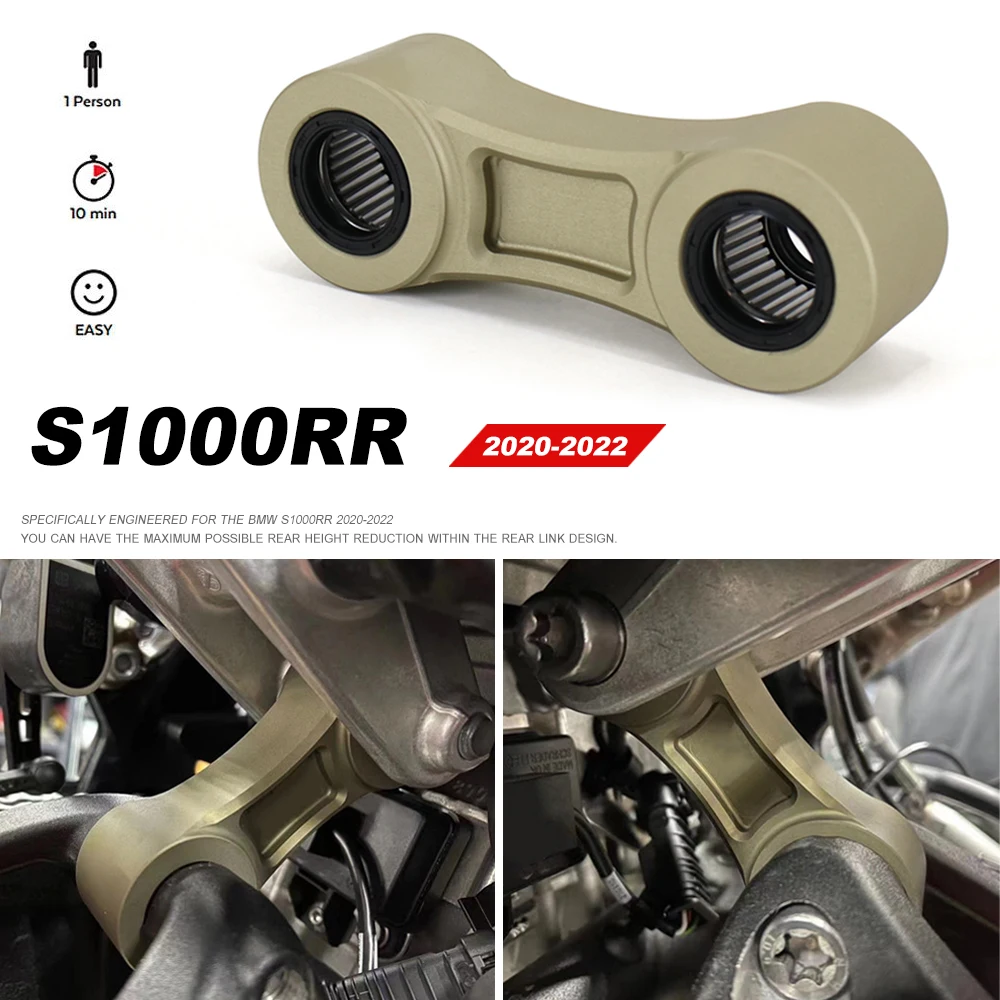 

Новинка S1000RR комплект звеньев для понижения сиденья Нижняя подвеска регулируемая для BMW S 1000 RR 2020 - 2022 поддерживающий кронштейн для нижней подушки сиденья