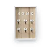 Wall Mounted Key Holder Wooden Key Organizer Hanger With 6 Hook Wall Decorative Holder Key Holder Wall Minimalist Wall Hook 5