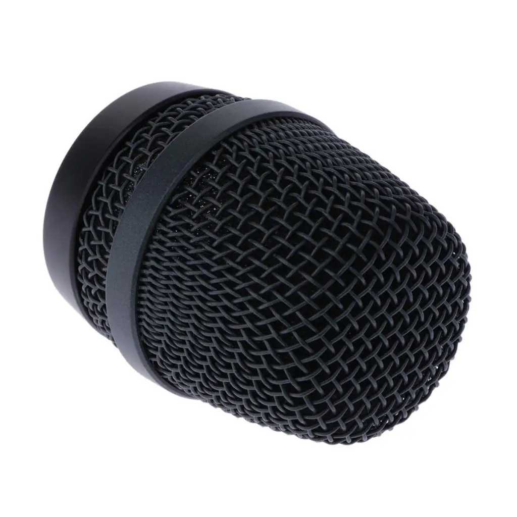 Replacement Microphone Grille Ball Head Stainless Steel Mesh Microphone Grill Head 1pcs for Replacement Parts