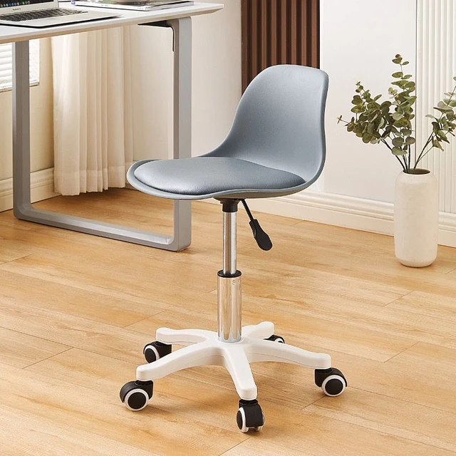 Chaises de bureau à poulie avec dossier pour étudiants, chaise de bar,  chaise en spanchair pour la maison avec roues, piste d'apprentissage  pliante, OL Ins - AliExpress