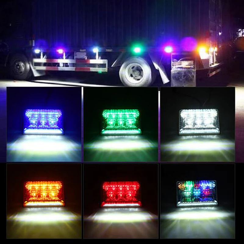 Truck LED Marker Indicator Light Clearance Lamp Waterproof Auxiliary