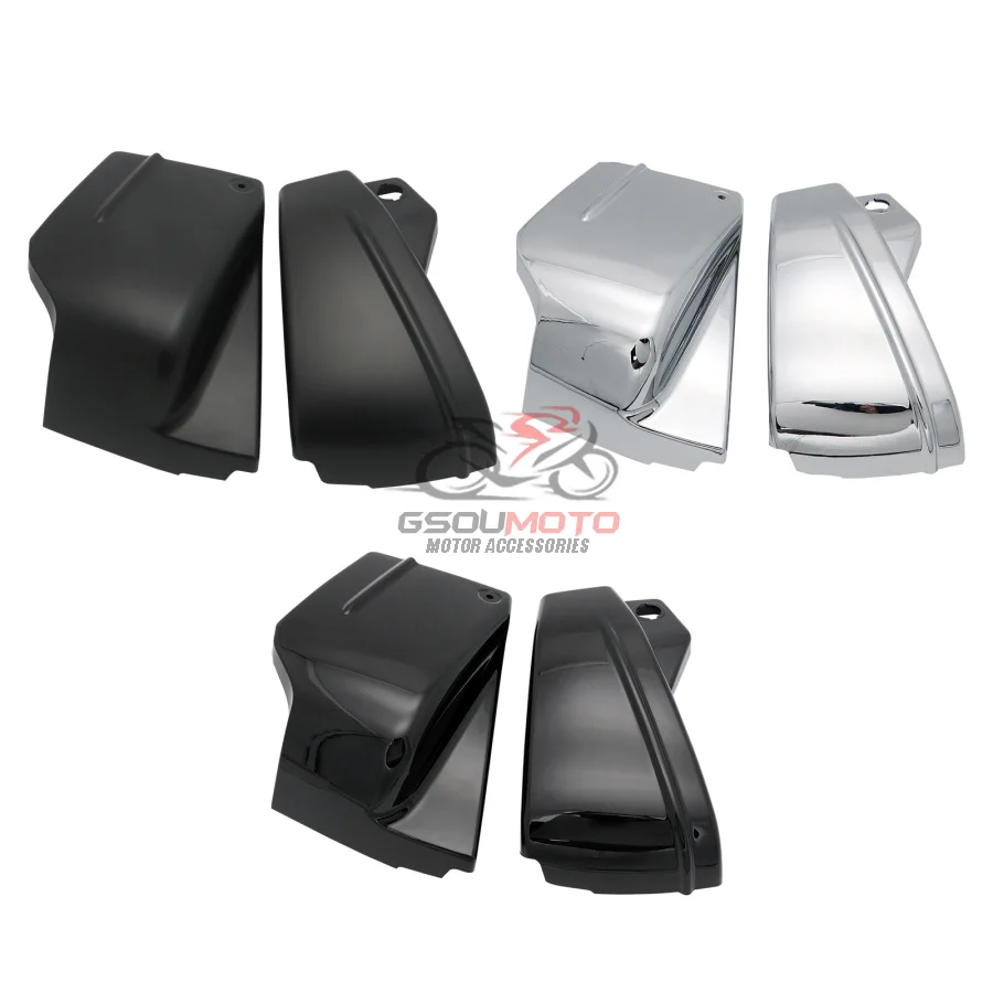 Chrome Battery Side Covers For Yamaha V-Star / DragStar 650 - Left & Right Set