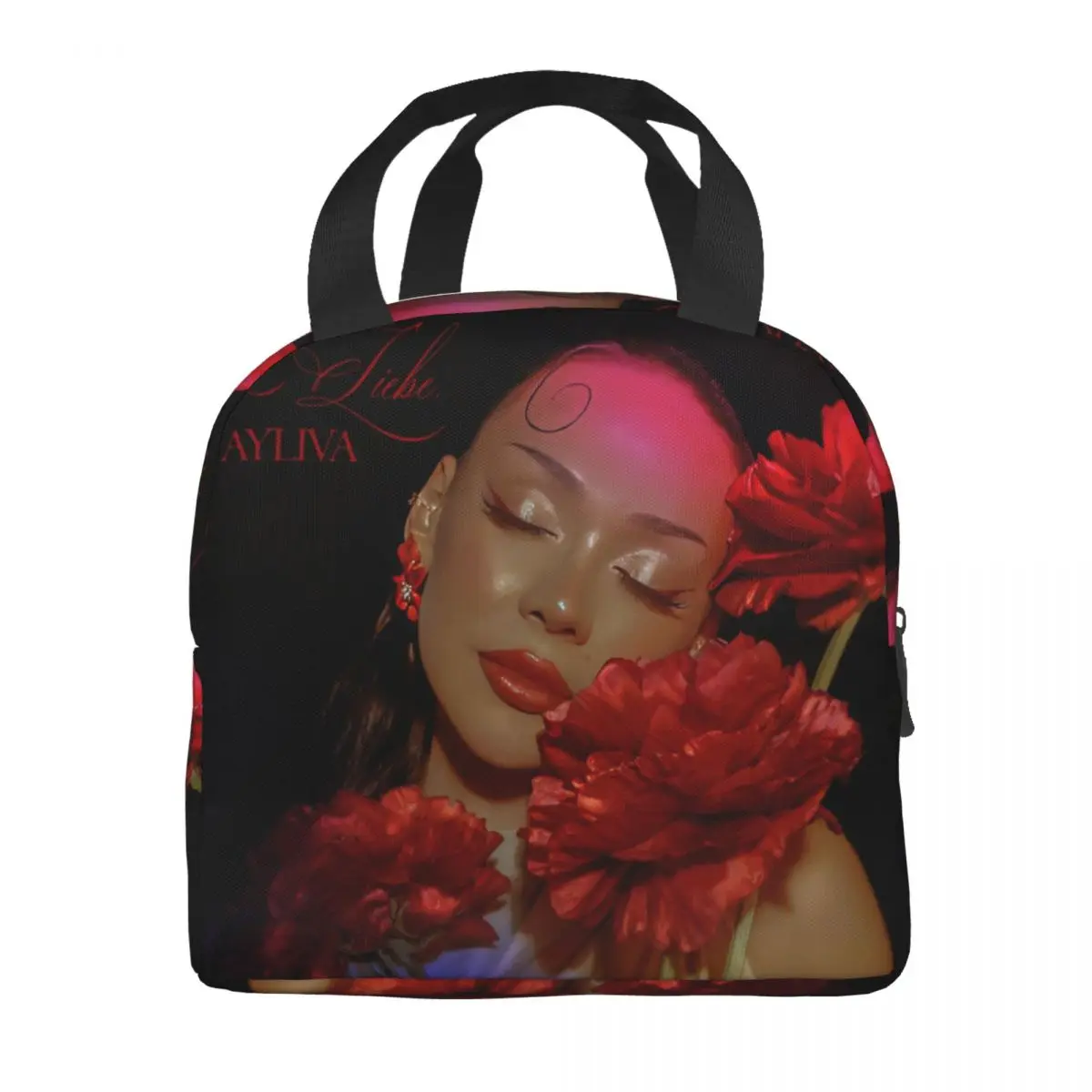 Ayliva In Liebe Insulated Lunch Bag for Women Resuable Music Singer Cooler Thermal Lunch Tote Kids School Children