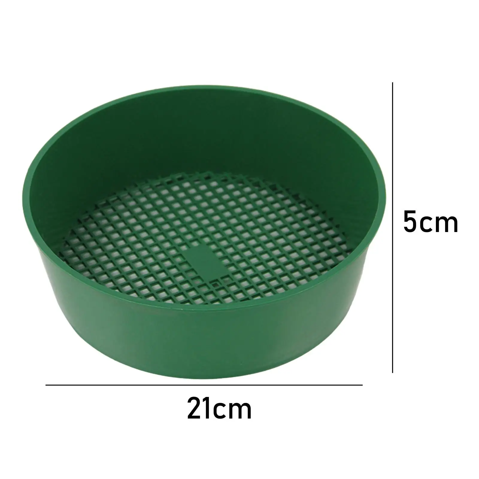 Rock Garden Sieve Round Lightweight Soil Dirt Sifter for Yard Gardening
