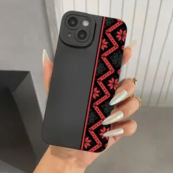 Bohemian Style Patterned TPU Phone Case Cover - iPhone 12 Pro (1)