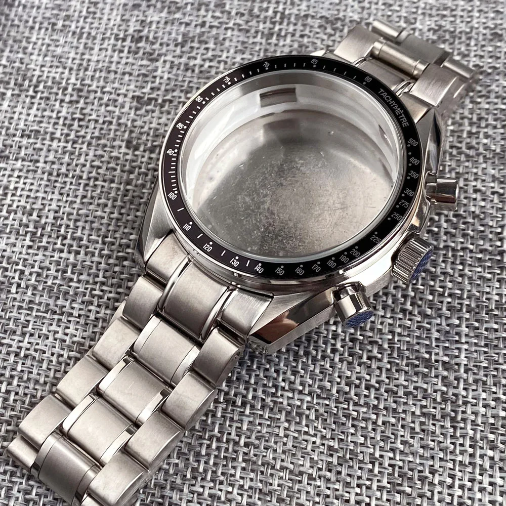 VK63クロノグラフ腕時計ケース40mm、VK64クォーツムーブメント対応