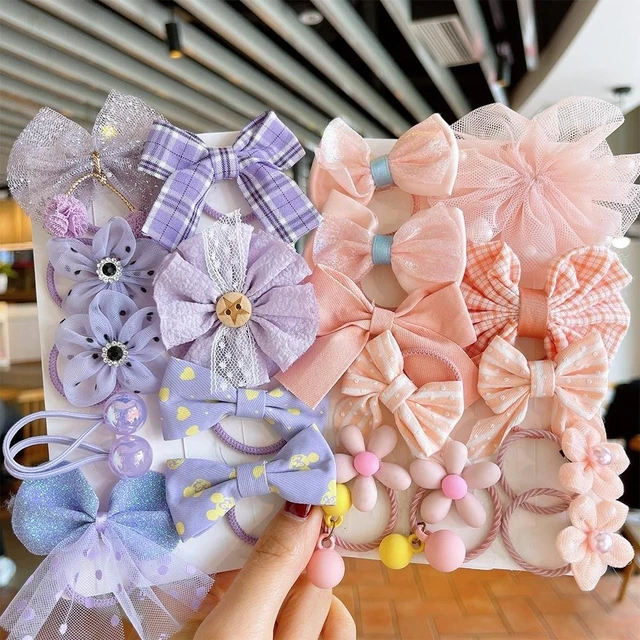 New Cute Girls Elastic Headband Set Hair Bands Child Flower Bow Hair Ring  Hair Accessories Kids Cartoon Fashion Headwear Gift - China Hair Accessory  and Fashion Accessory price | Made-in-China.com