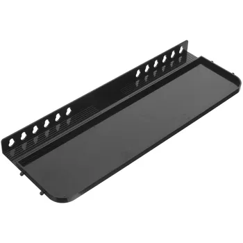Folding Easel Black Plastic Tray Detachable Mini Storage Compatible Tripod Rack Easy Install Durable Smooth Surface Supplies 1