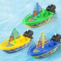 Kids Speed Boat Ship Wind Up Toy Bath Toys Shower Toys Float In Water Kids Classic Clockwork Toys for Children Boys Gift U4G4 1