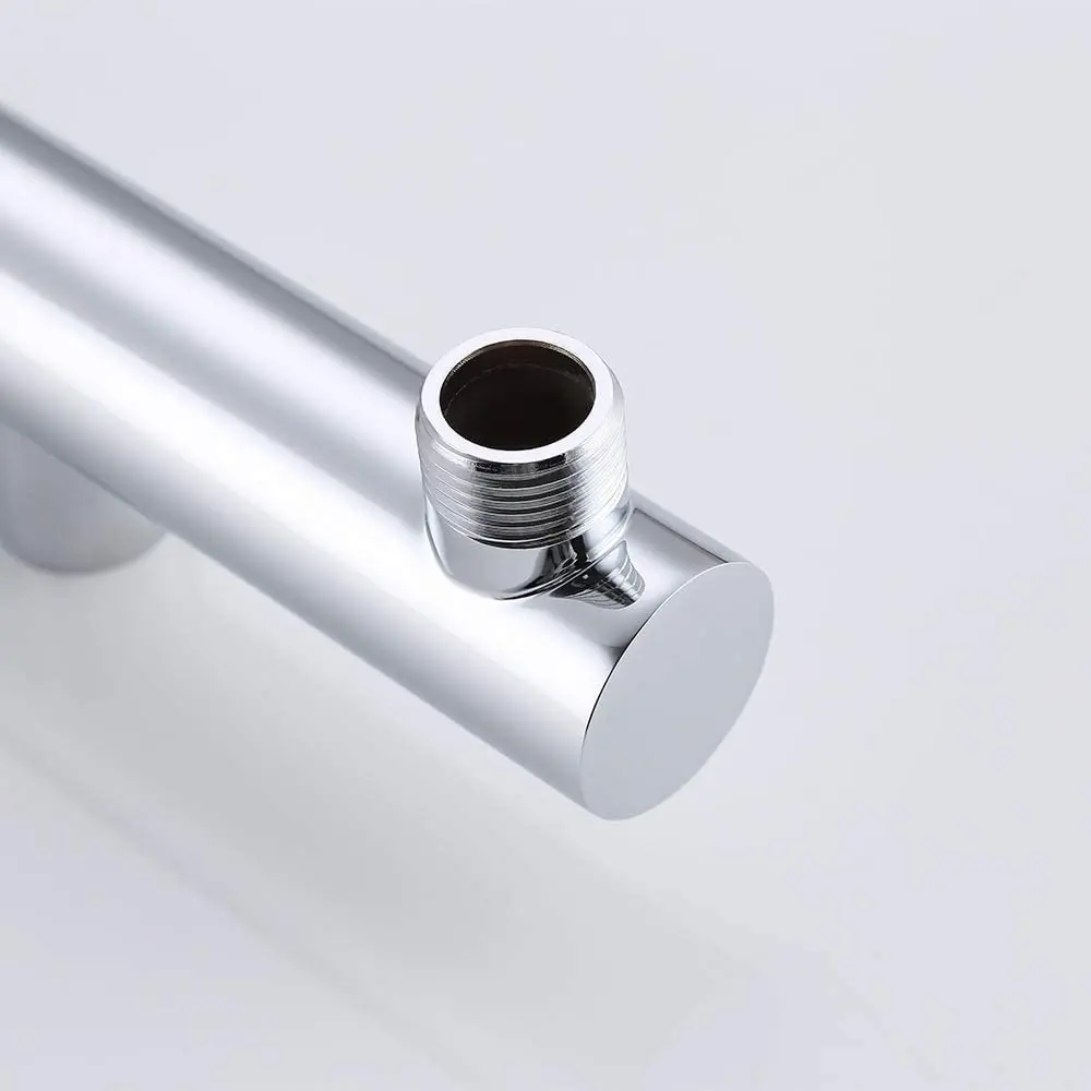Shower Head Double Outlet Manifold Diverter for Dual Sprayer Shower Arm Chrome/Brushed Nickel