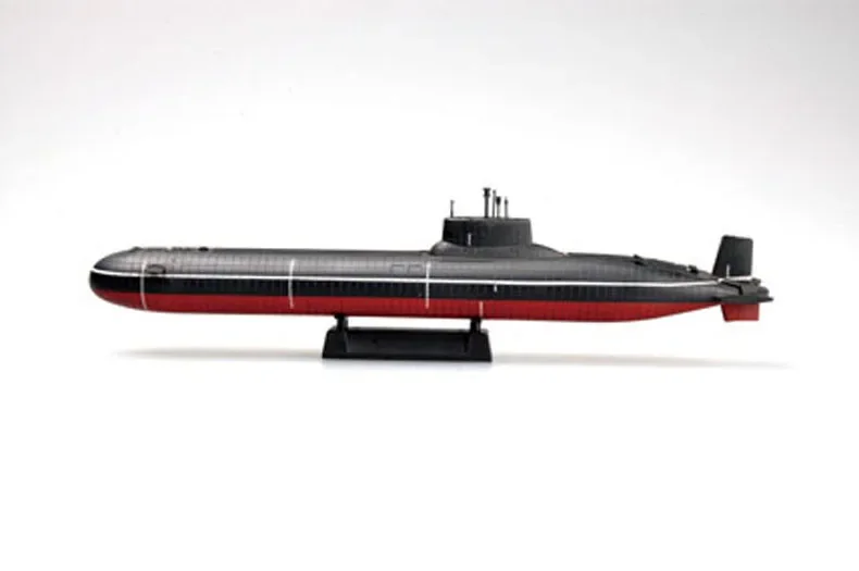 Submarine assembly kit 87019 Static Scale Model 1:700 Russian Navy Typhoon Class Submarine Assembly Model Buidling Kits