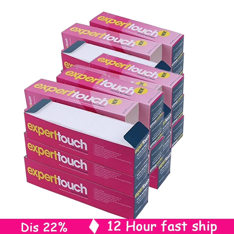 

wholesale 20Pack Cotton Lint Pads Paper Acrylic Gel Tips Women Girls Nail Art Remover Maincure Polish Gel Wipes