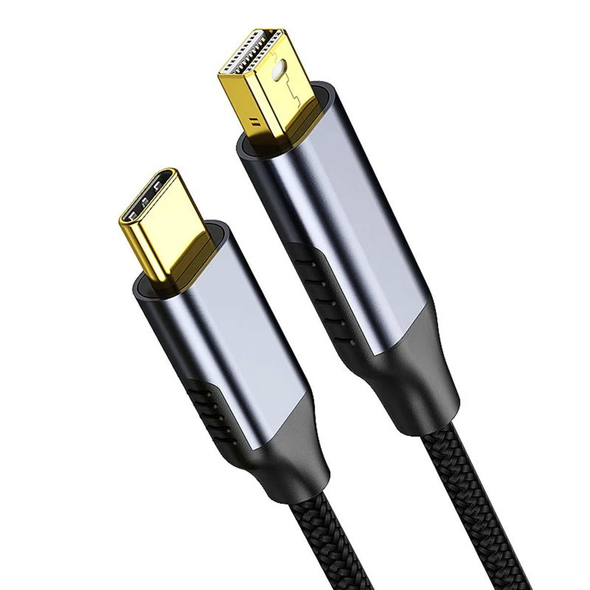 맥북 에어 프로 미니 디스플레이 포트 케이블 어댑터, 8K USB C 타입 to 미니 DP 디스플레이 포트, 썬더볼트 비디오
