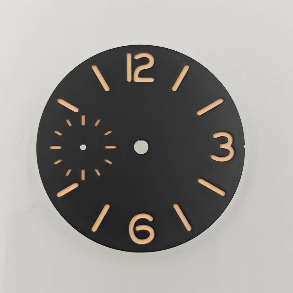 Sterile Watch Dial Fit ETA6497 ST3600 Movement Watch Accessories Green Luminous watch dial accessories watch face accessories 37MM