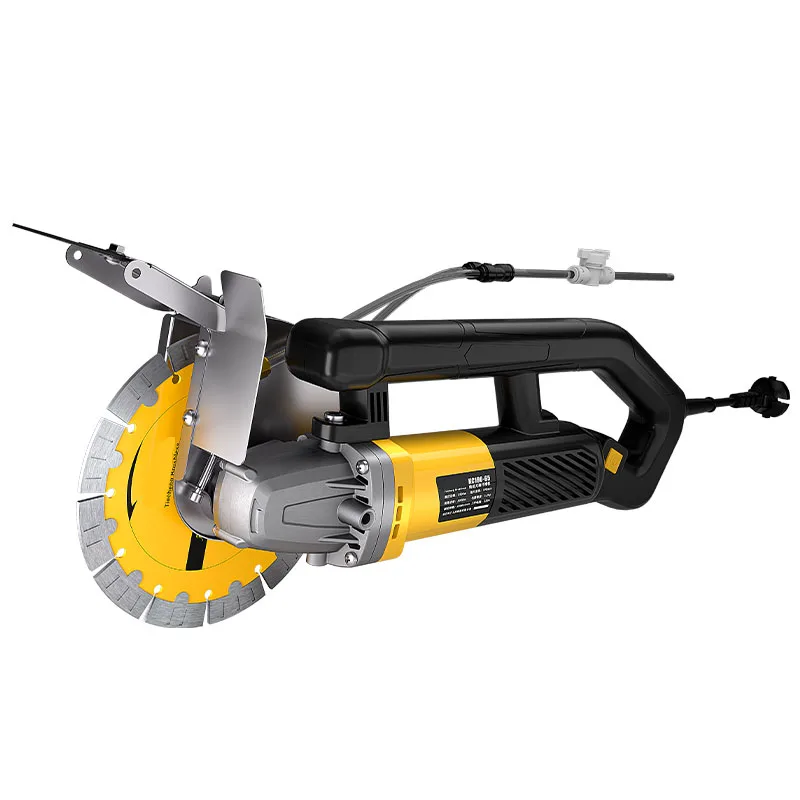 Brushless Slotting Machine 190 Line Slot High-power Wall Angle Grinder Cutting Machine Concrete with Hydroelectric Installation raizi 4 5 5 7 inch angle grinder dust shroud cover tool kit with grinding disc diamond cup wheel for concrete