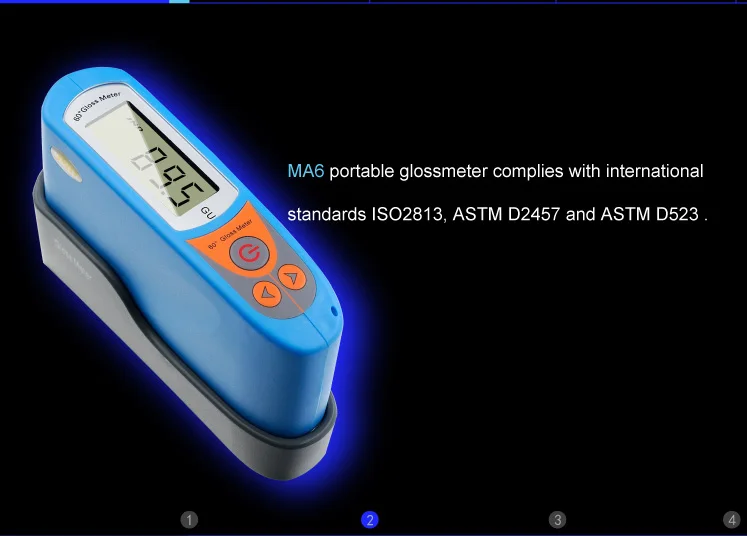 MA6 Precision gloss meter Projection angle 60 Measuring Range 0.0~199.5 GU