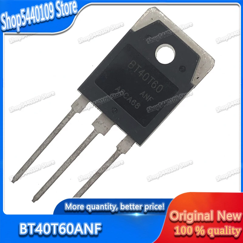 10PCS BT40T60ANF = BT40T60ANFK 【ใหม่】 BT40T60 40N60 40A 600V FET หลอด ...