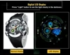 Original OHSEN Digital quartz Children Boys Sport Watches 30M Waterproof Black Rubber Band Fashion LED Swimming Wristwatch Gift 4
