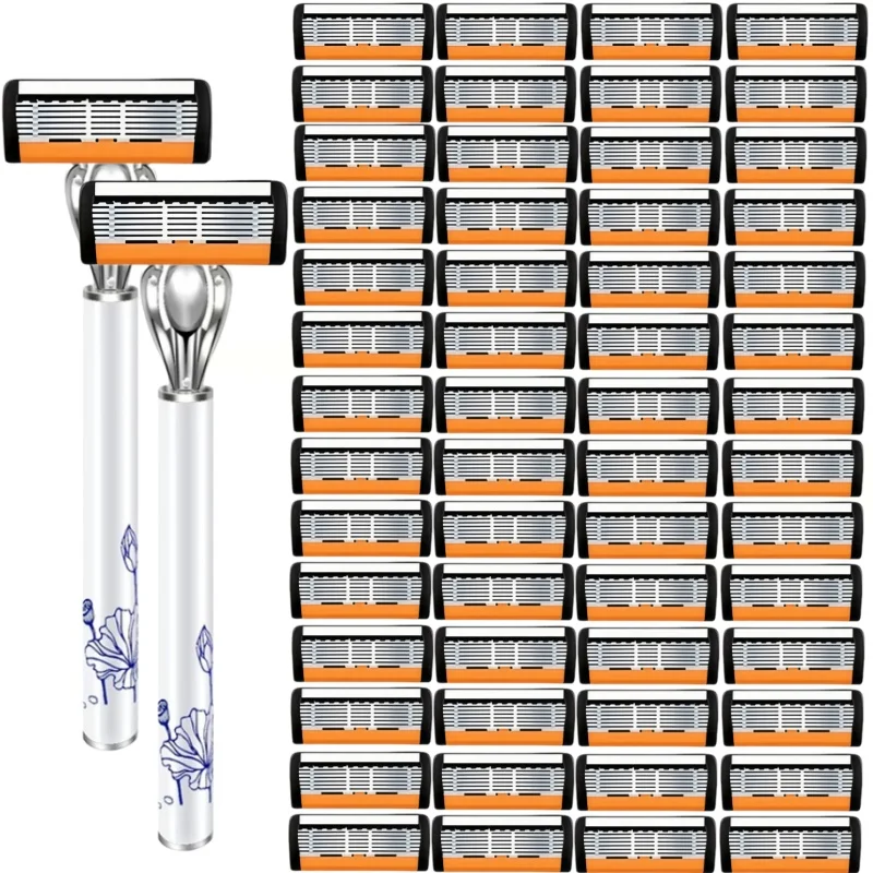 Waterproof Manual Razor With Six Blade Stainless Steel System_voghion.com