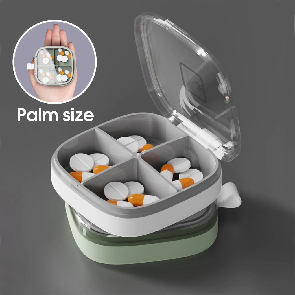 Pill Box Travel Containers Tablet Storage Dispenser Compartment Design