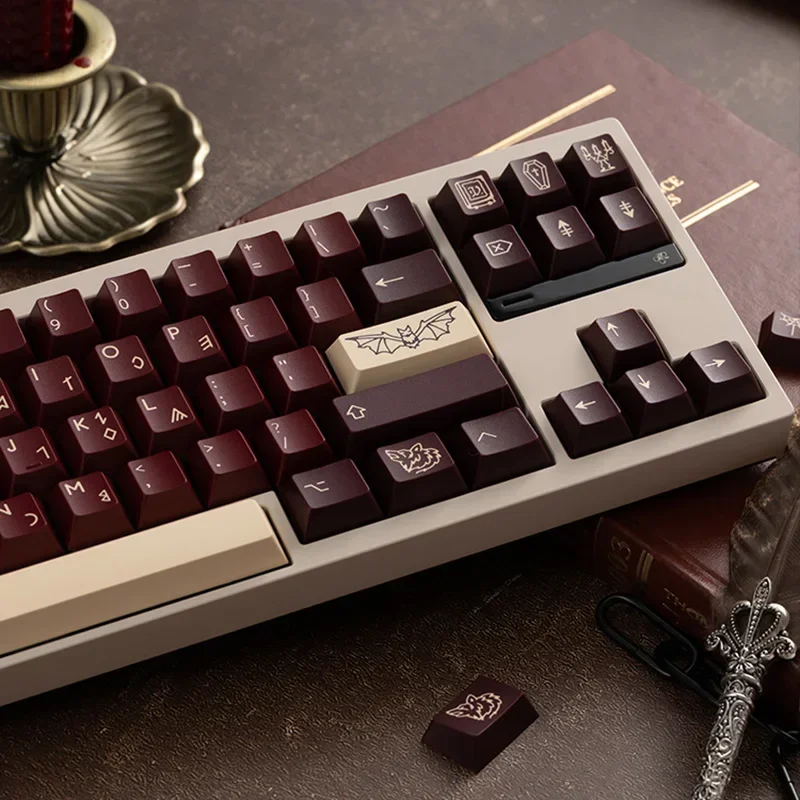 PBTfans Count Dracula Customized Mechanical Keyboard Key Caps